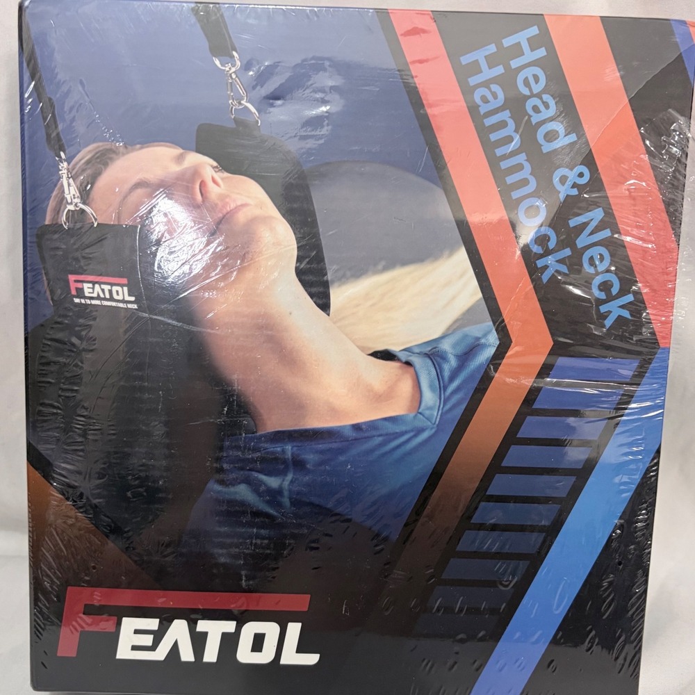 Featol Head and Neck Hammock Traction Device Black Relief Kit One Size